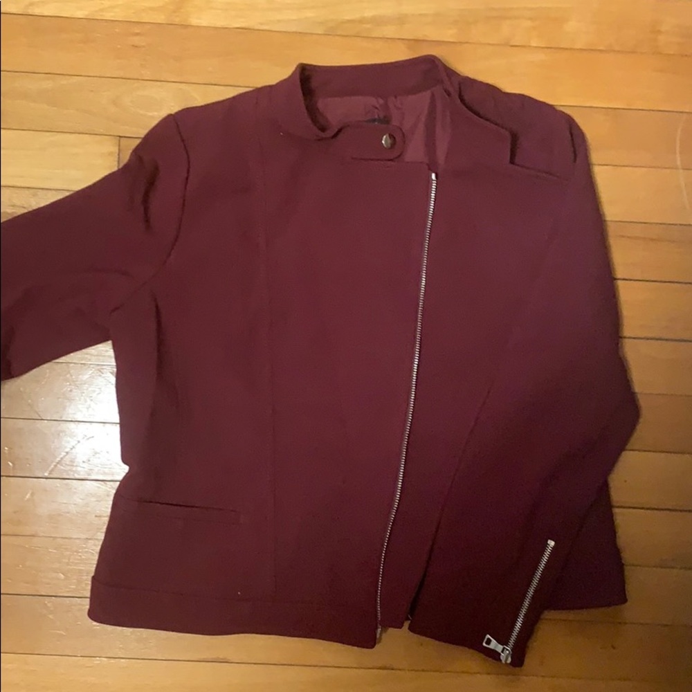 Ann Taylor burgundy jacket